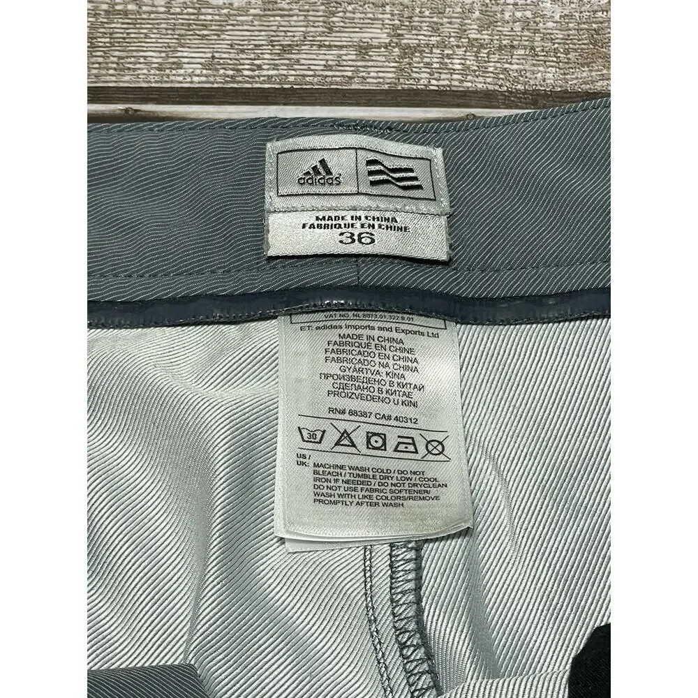 Adidas‎ Men’s Golf Shorts Gray Size 36 EUC
